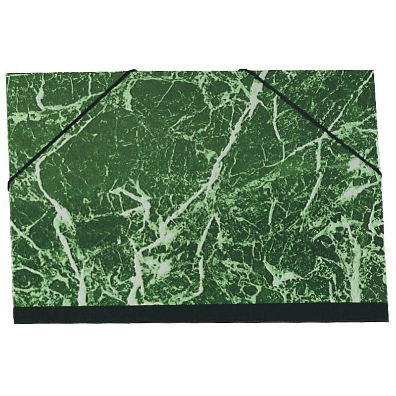 Exacompta tekenmap Marmer, 37×52 cm, gemarmereerd karton, wit