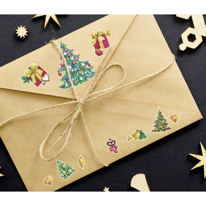 AVERY Zweckform meervoetzinsstickers Kerstbomen, papier, 3 vel
