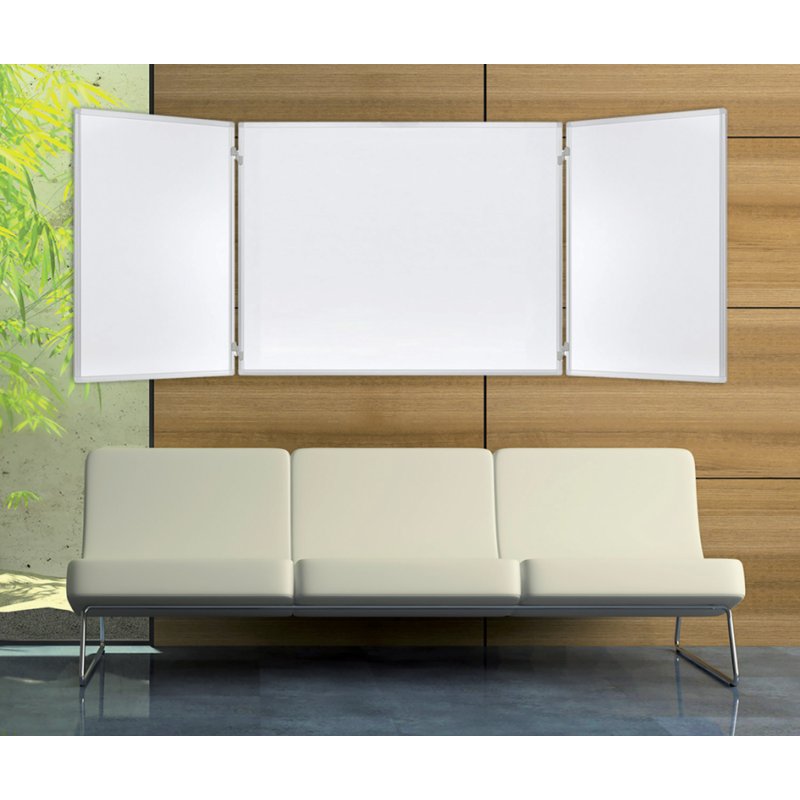 FRANKEN tableau à feuilles 2 volets, magnétique double face, 1500×1000 mm
