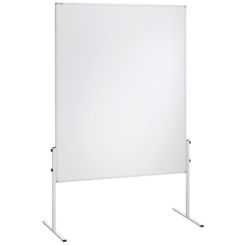 FRANKEN moderatietafel X-tra!Line, wit, 120×150 cm, magnetisch