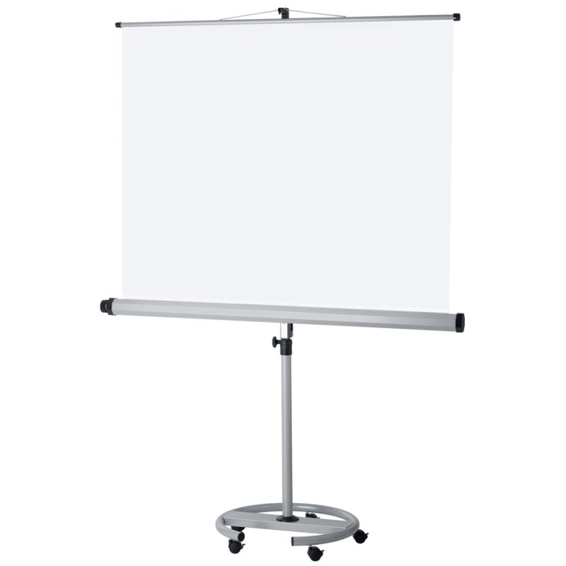FRANKEN paravent mobile Mobil, 2000×2000 mm, blanc mat, hauteur réglable