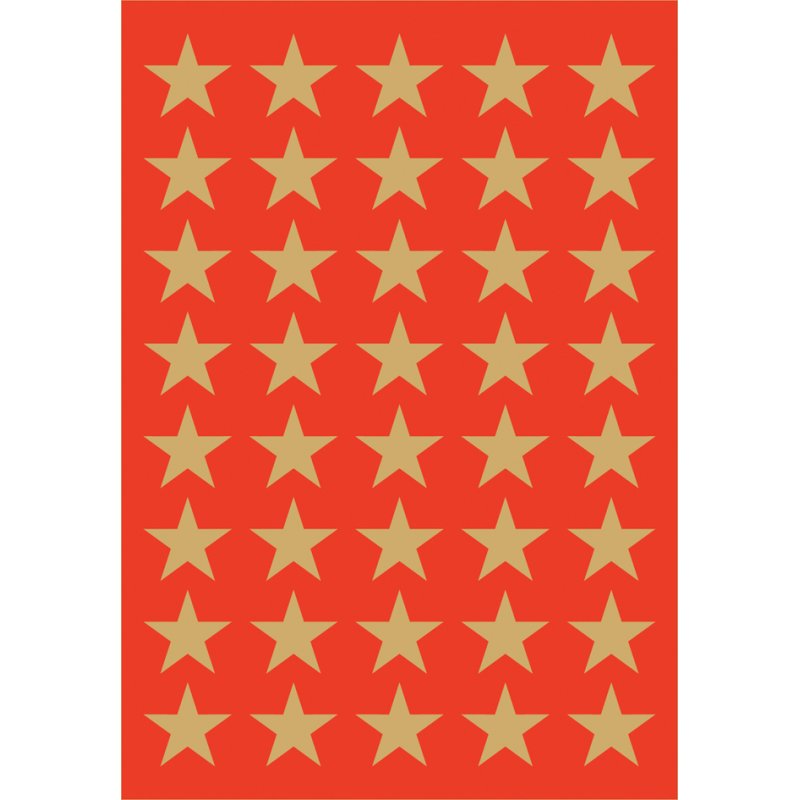 HERMA ster-stickers, goud, 33 mm, zelfklevend