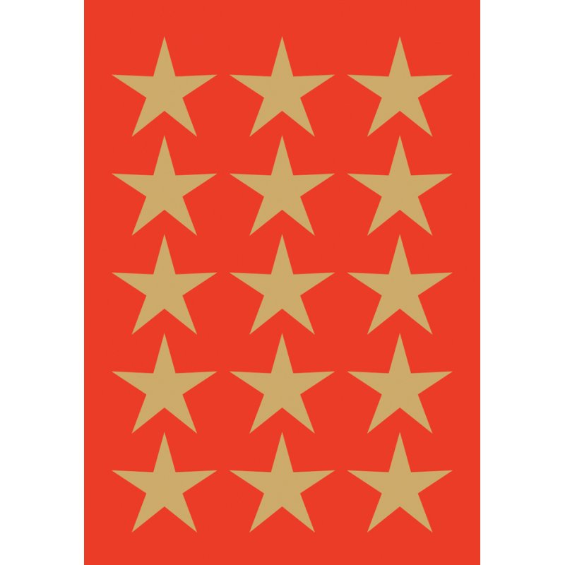 HERMA ster-stickers, goud, 33 mm, zelfklevend
