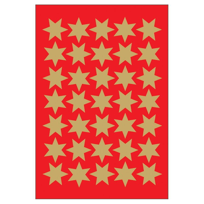 HERMA ster-stickers, goud, 33 mm, zelfklevend