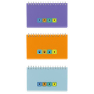 herlitz Bureaukalender Mini Protect 2027, 145 x 90 mm, spiraalbinding, gesorteerd