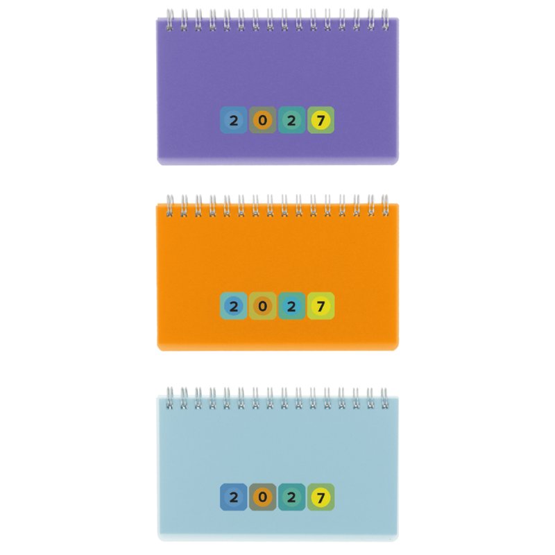 herlitz Bureaukalender Mini Protect 2027, 145 x 90 mm, spiraalbinding, gesorteerd