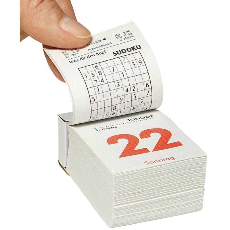 herlitz dagkalender abreekblok, 65 x 100 mm, 2027