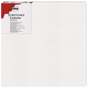 KREUL opspanraam voor doek, wit, 100×100 cm, 4-voudig geprepareerd