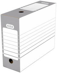 ELBA archiefbox A4, wit/grijs, 200 mm breed, 20 stuks