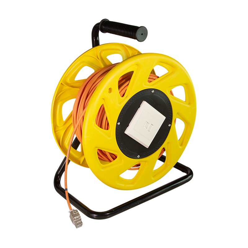 LogiLink Professional bobine de câble réseau Cat. 6A, S/FTP, orange, 60 m