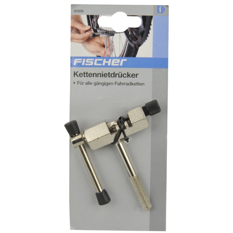 FISCHER chain-belt mounting bar, standard bicycle chains, robust professional quality