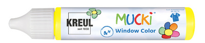 KREUL krijtkleurstift MUCKI, geel, 29 ml, uitwasbaar