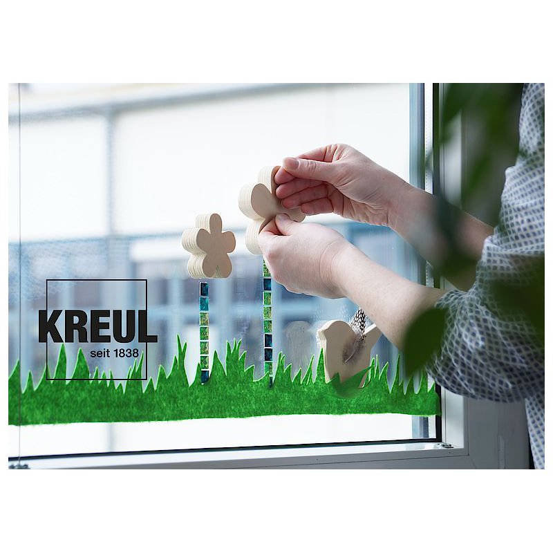 KREUL colle pour vitres MUCKI, sans solvant, complètement amovible, 250 ml