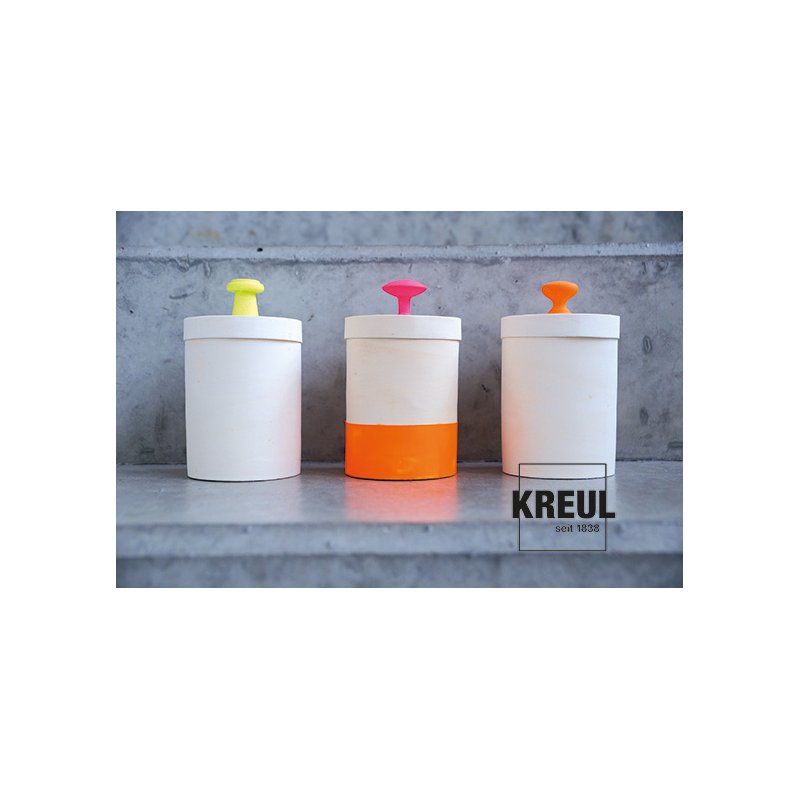 KREUL peinture acrylique néon, jaune néon, 50 ml