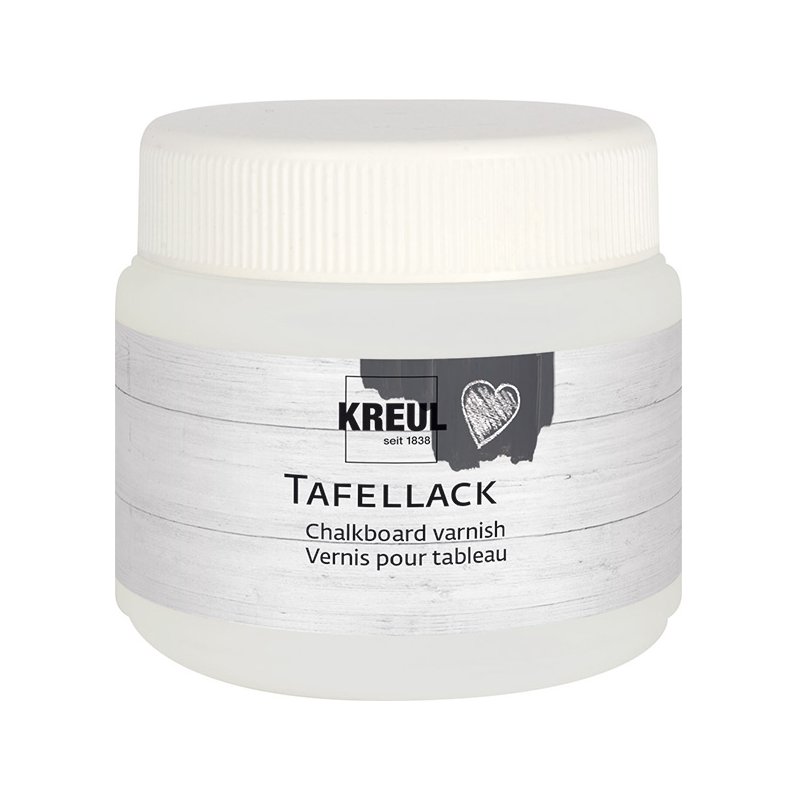 KREUL vernis de table transparent, à base d'eau, finition soyeuse mate, 150 ml