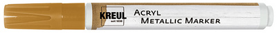 KREUL acryl metallic marker medium, zilver, ronde punt, 2-4 mm