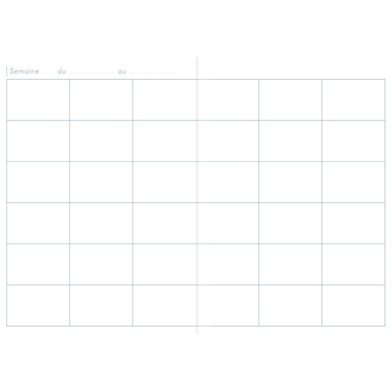 Clairefontaine undated desk diary, A4, 72 pages