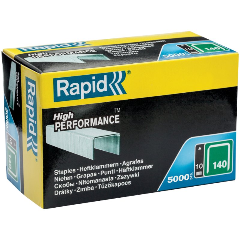 Rapid staples 140/6, galvanised, 5000 pieces