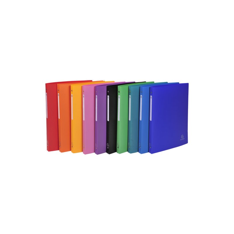 EXACOMPTA ringband, 4-rings mechaniek, A4, gesorteerd, 20 stuks