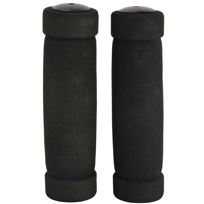 FISCHER bicycle grips, soft cushioning, black, 2 pieces