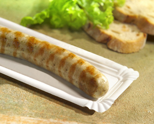 PAPSTAR bacs à saucisses pure rectangulaire, blanc, 80 × 210 mm, 250 pièces