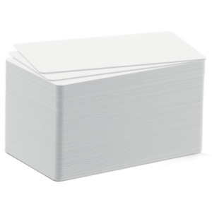 DURABLE plastic kaarten Light voor kaartprinter, wit, 0,5 mm dik, 100 stuks