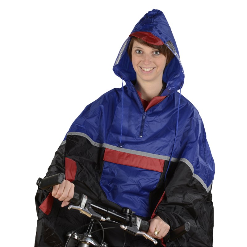 FISCHER poncho de pluie Deluxe, adultes, 100% nylon, imperméable