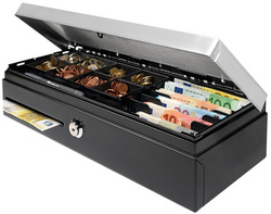 Safescan kassalade HD-4617C Heavy Duty, flip-top deksel, zwart