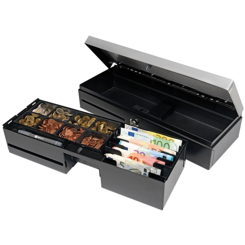 Safescan couvercle tiroir-caisse 4617CL, noir, verrouillable, acier