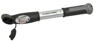 FISCHER mini-fietspomp, aluminium, alle ventielen, 250 mm