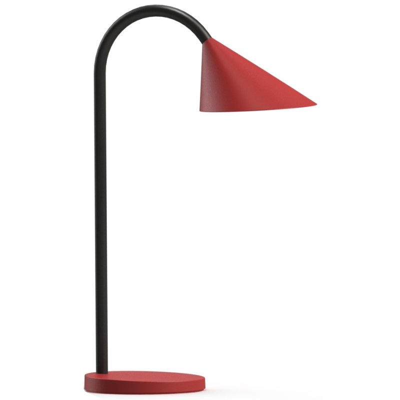 UNiLUX Lampe de bureau LED SOL, rouge, 5,5W, 625 lumens