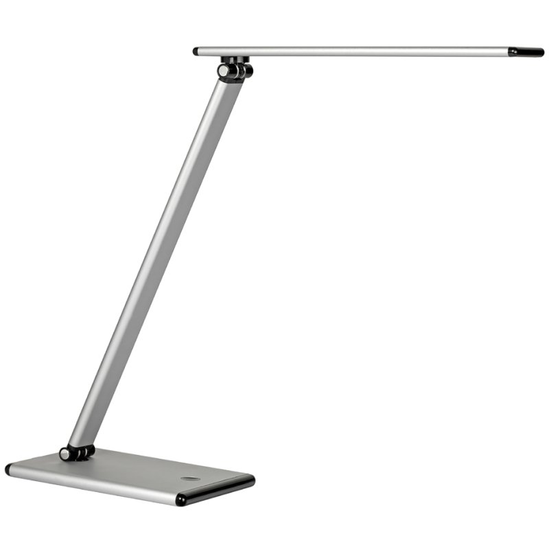 UNiLUX LED desk lamp TERRA, metal grey, 7.4W, 680 lumen