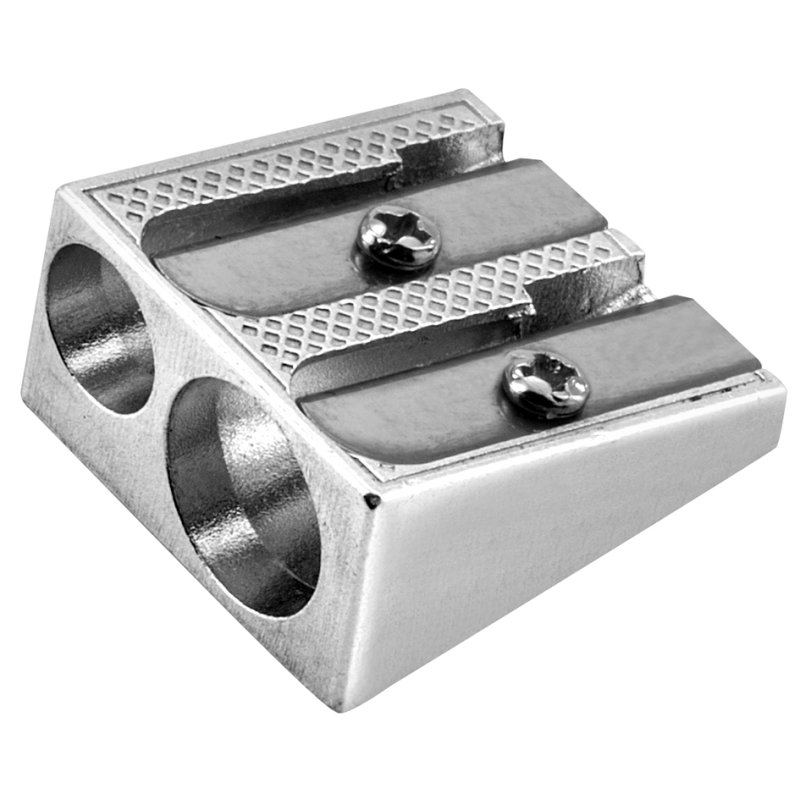 Wonday taille-crayon TAILL'DUO, aluminium, 2 tailles, forme en coin