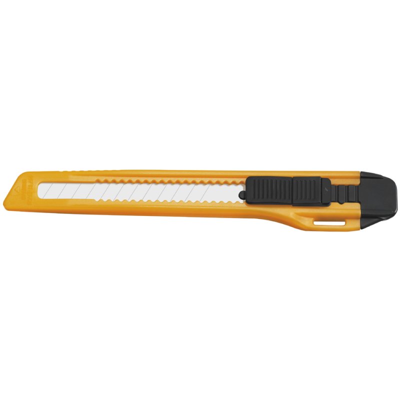 WESTCOTT cutter poignée plastique, lame 9 mm, orange/noir