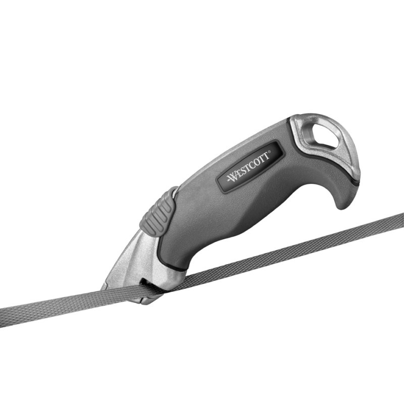 WESTCOTT cutter aluminium deux mains, lame 18 mm, argent/gris
