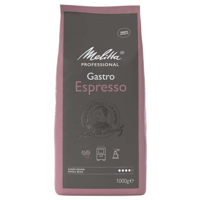 Melitta Professional Gastro Espresso coffee beans, whole beans, 100% arabica, 1000 g