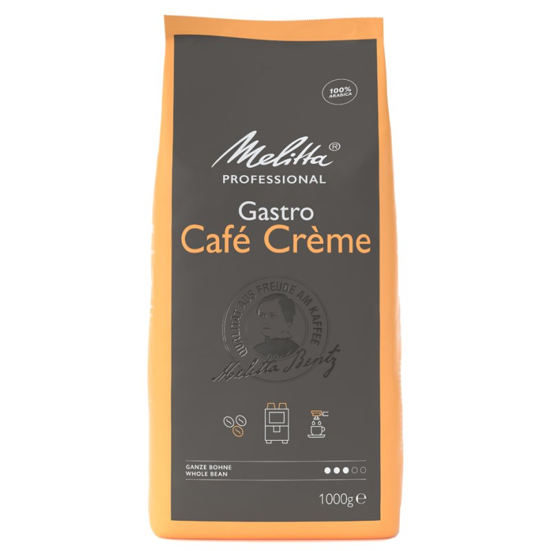 Melitta Professional coffee beans Gastro Café Crème, whole beans, 100% arabica, 1 kg