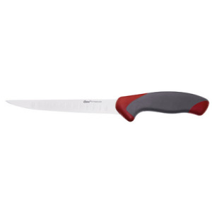 Clauss Titanium keukenmes, titanium nitride coating, grijs/rood, 60 mm