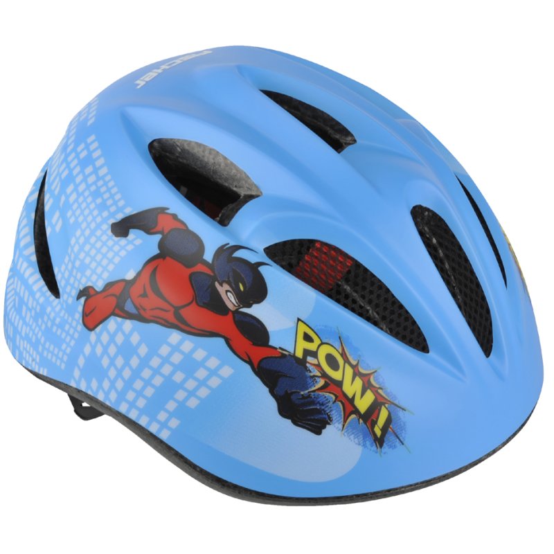 FISCHER casque vélo enfant Comic, bleu, taille S/M, 55-59 cm, éclairé