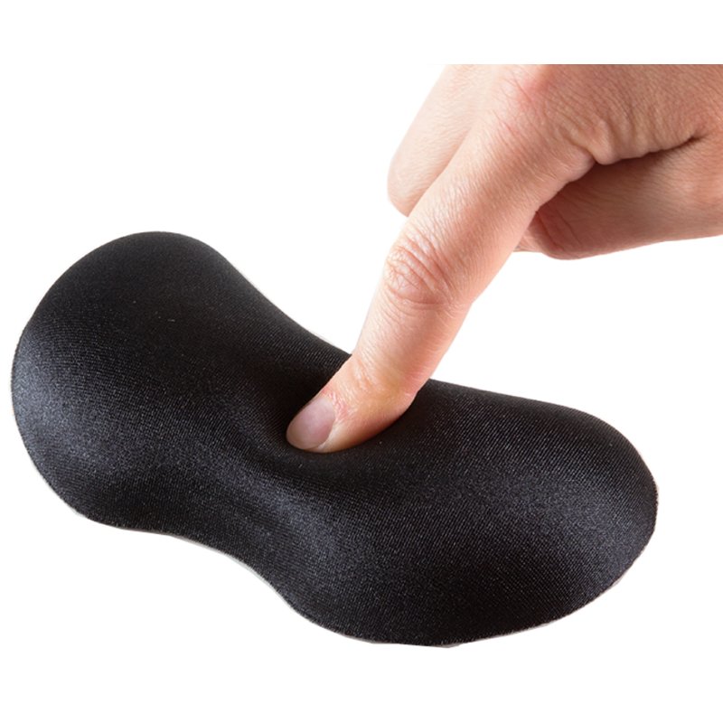 LogiLink repose-poignet gel pour souris, noir, 140×55×20 mm