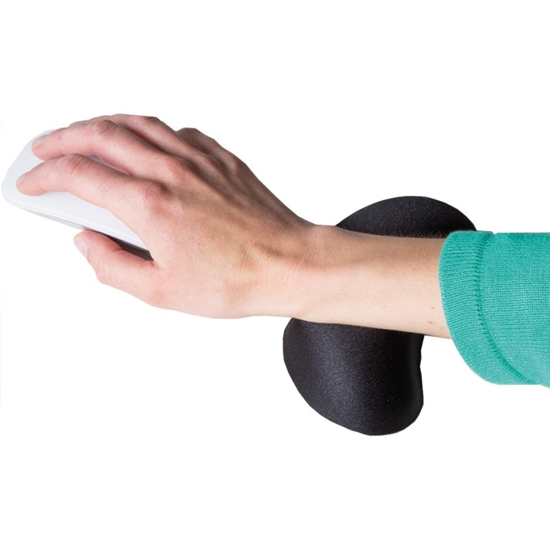 LogiLink repose-poignet gel pour souris, noir, 140×55×20 mm
