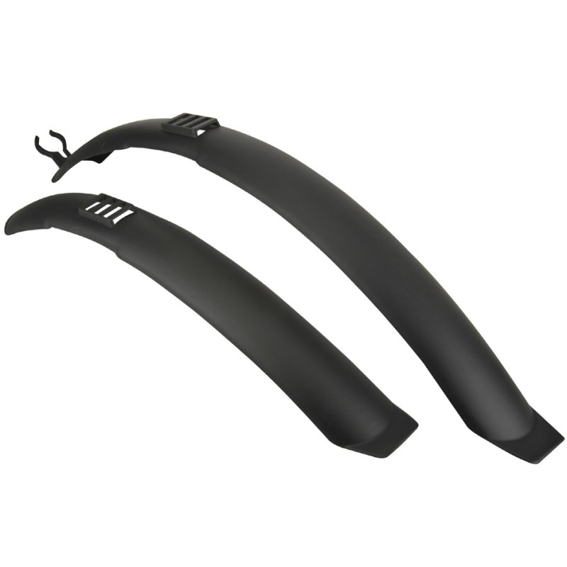 FISCHER bicycle mudguard set, front and rear wheel, wide shape