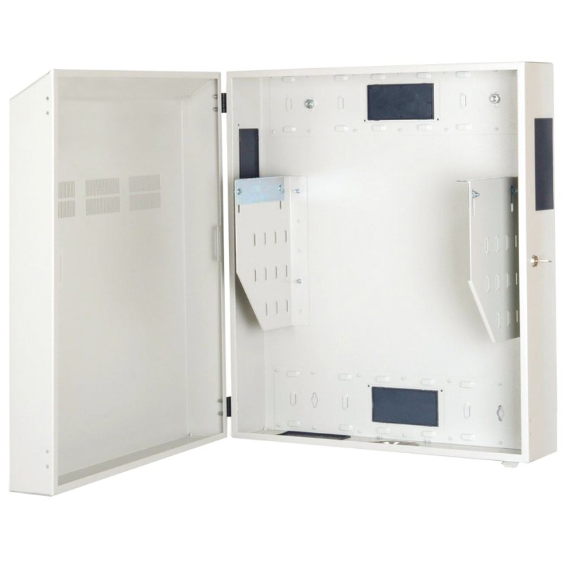 DIGITUS Armoire murale 19 pouces étroite, 6 U, gris clair RAL7035