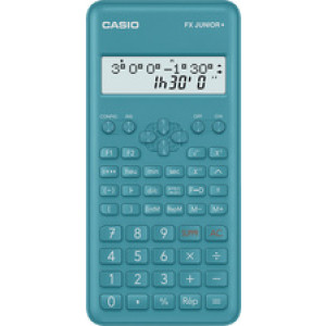 Casio rekenmachine FX Junior Plus, 15 cijfers display, 2 lijns scherm