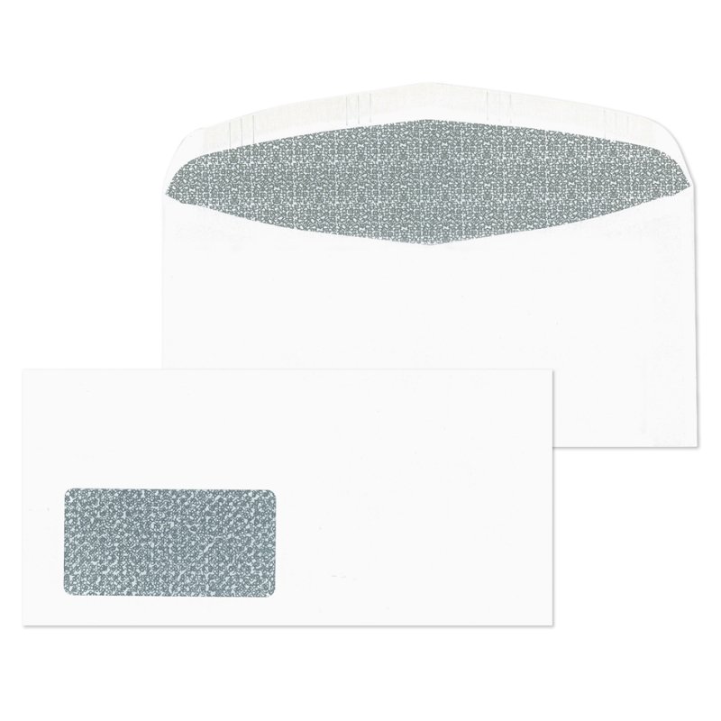 MAILmedia enveloppes DIN C5, fenêtre gauche, 162 × 229 mm, blanc, 500 pièces