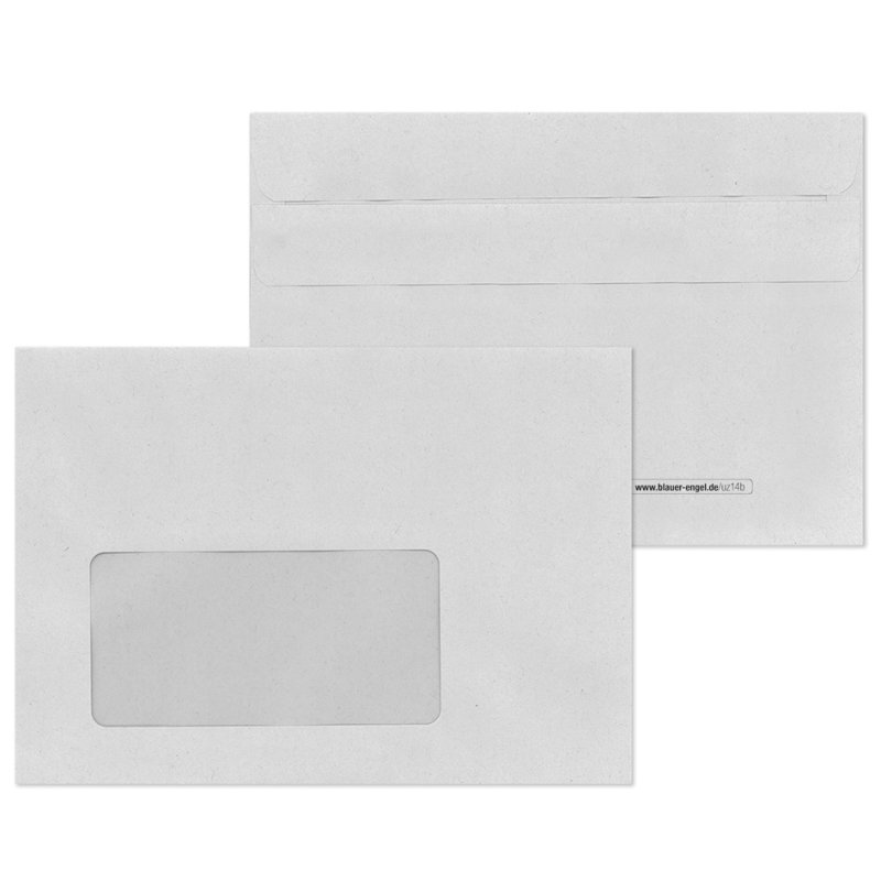 MAILmedia enveloppen C6, zelfklevend, met venster links, 1000 stuks
