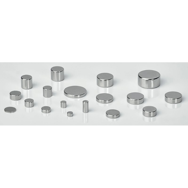 MAUL aimant de disque néodyme, 5 mm, argent, 10 pièces