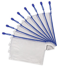 djois ritszak A5, blauw, PVC 230 my, spatwaterdicht