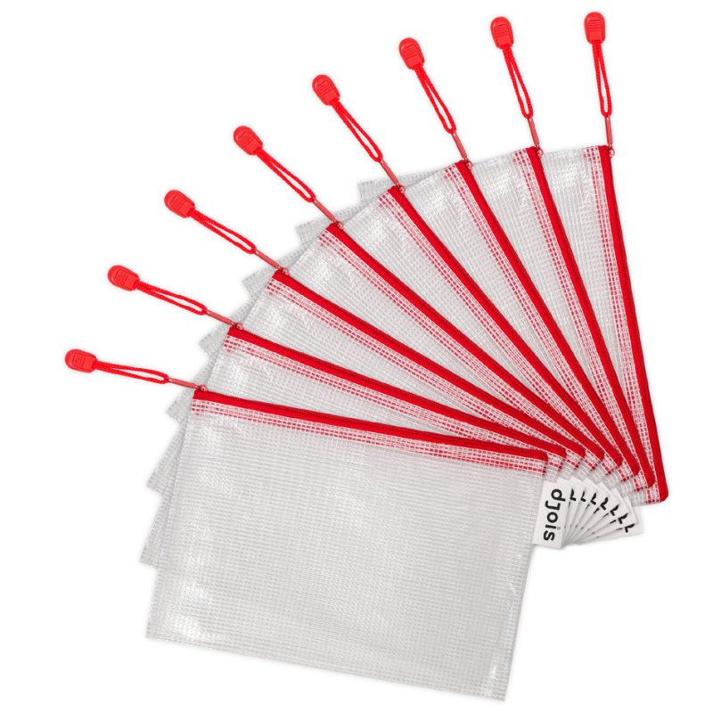 djois chemise à lacet, format A5, rouge, PVC 230 µm