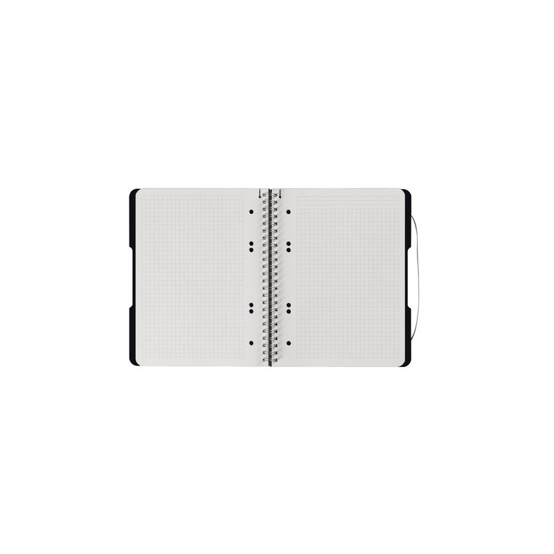 herlitz bloc de cours A5, quadrillé, 80 g/m², 80 feuilles